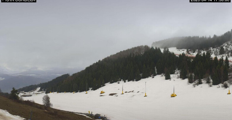 Webcam Monte Bondone - Slope Cordela and snowpark