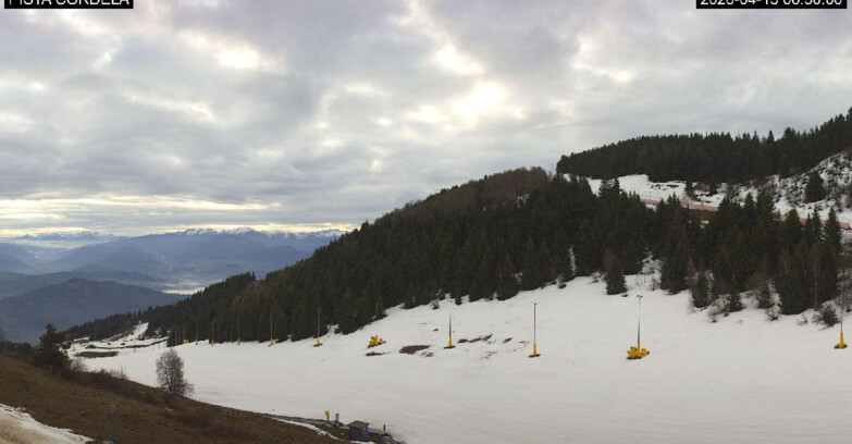 Webcam Monte Bondone - Slope Cordela and snowpark