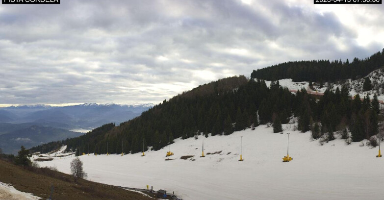 Webcam Monte Bondone - Slope Cordela and snowpark
