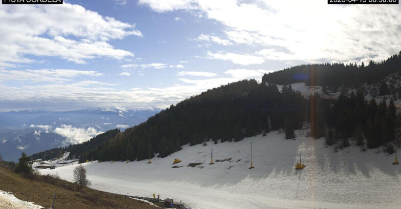 Webcam Monte Bondone - Slope Cordela and snowpark