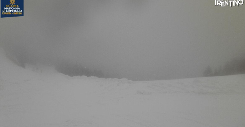 Webcam Folgarida-Marilleva  (Skiarea Campiglio Dolomiti di Brenta - Val di Sole Val Rendena) - Pista delle Rocce - Folgarida