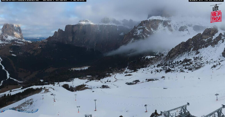 Webcam Canazei-Belvedere - SKIAREA BELVEDERE 