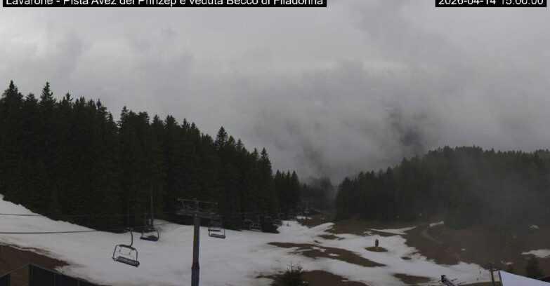 Webcam Ski Area Lavarone  - Pista Avez- seggiovia Lagh.