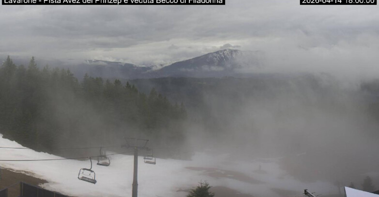 Webcam Ski Area Lavarone  - Pista Avez- seggiovia Lagh.