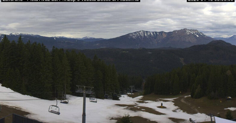 Webcam Ski Area Lavarone  - Pista Avez- seggiovia Lagh.
