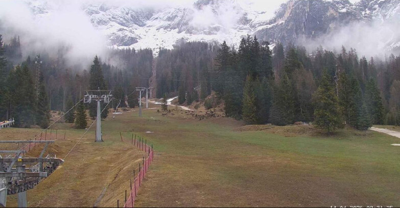Webcam San Martino di Castrozza - Passo Rolle - Pista Col Verde