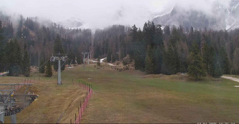 Webcam San Martino di Castrozza - Passo Rolle - Pista Col Verde