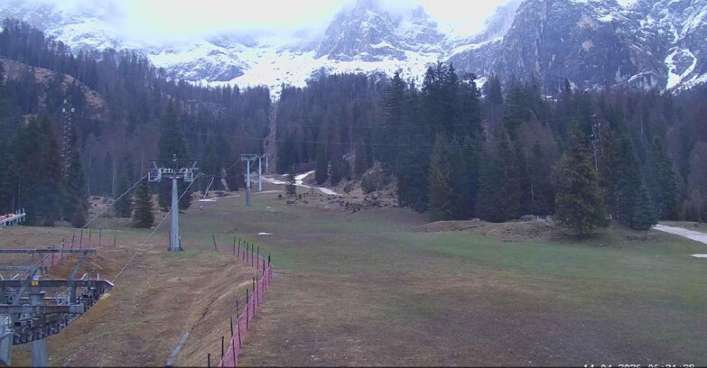 Webcam San Martino di Castrozza - Passo Rolle - Pista Col Verde