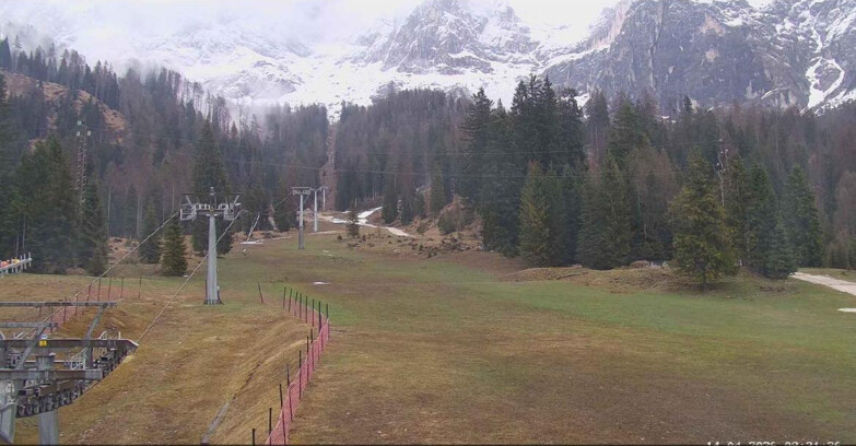 Webcam San Martino di Castrozza - Passo Rolle - Pista Col Verde