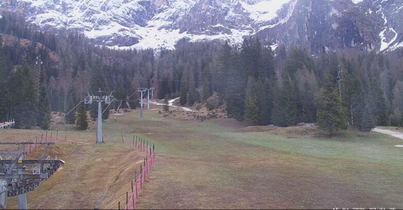 Webcam San Martino di Castrozza - Passo Rolle - Pista Col Verde