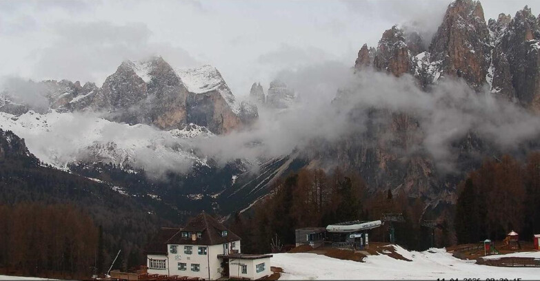 Webcam Vigo di Fassa-Pera-Ciampedie - Vigo - Torri del Vajolet