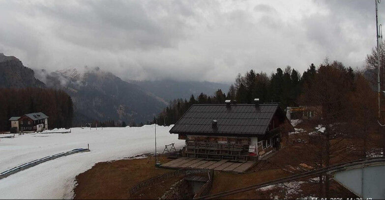 Webcam Vigo di Fassa-Pera-Ciampedie - Vigo - verso Sassolungo e Pordoi