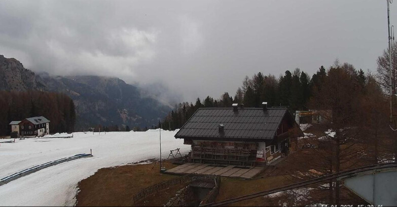 Webcam Vigo di Fassa-Pera-Ciampedie - Vigo - verso Sassolungo e Pordoi